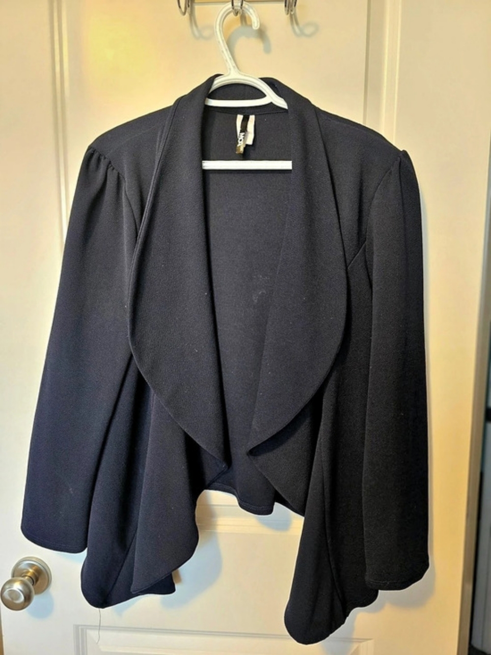Moa  Open Front Navy Jacket
